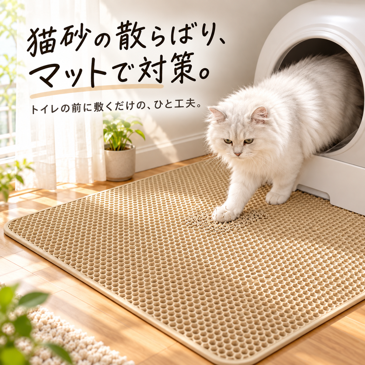 2層式 猫砂キャッチマット