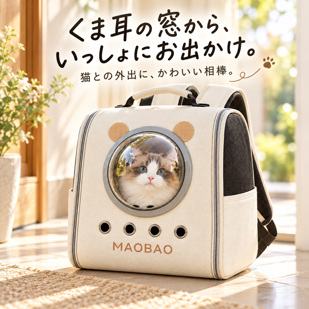 宇宙船型 ペットキャリーリュック