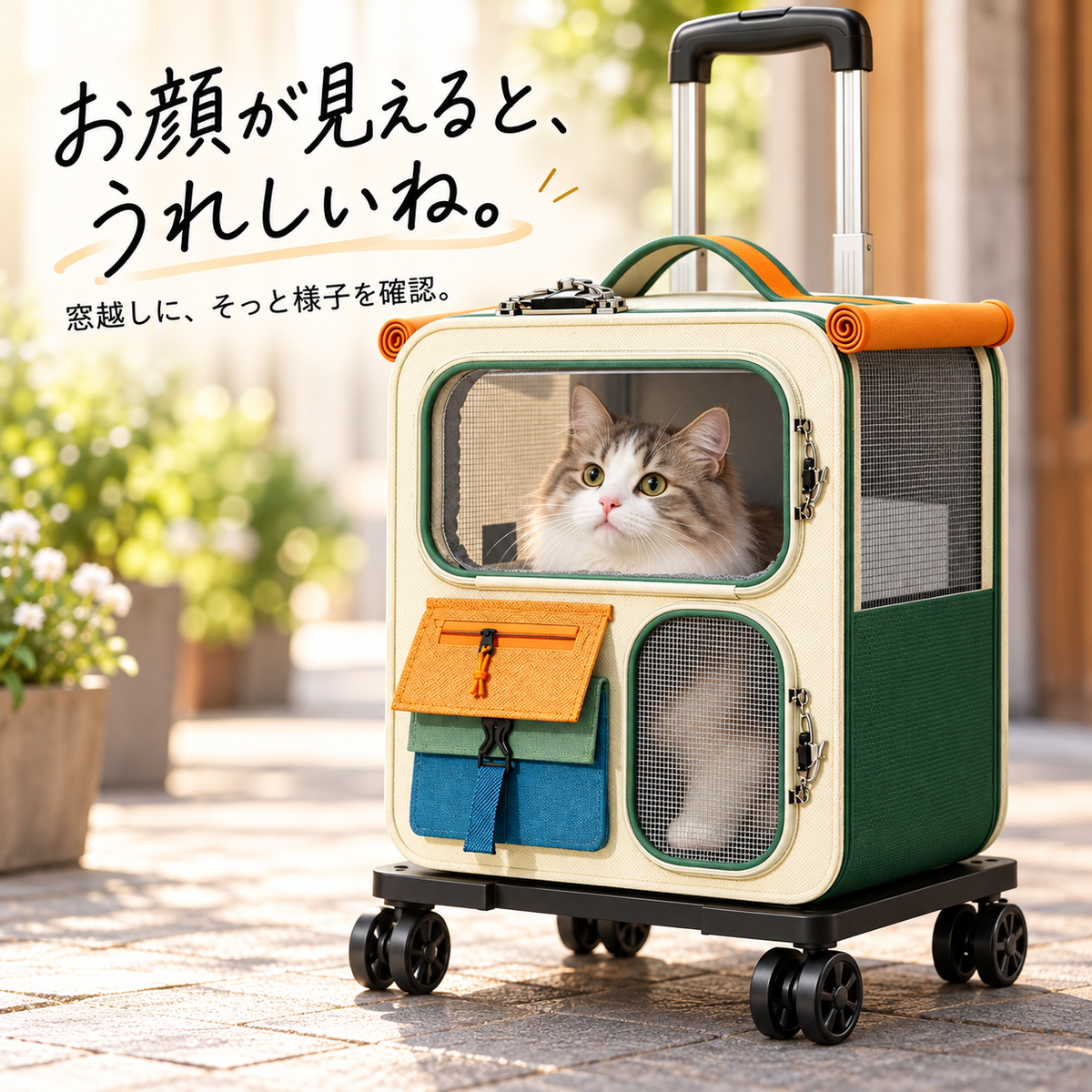 3WAY 猫用キャリーカート