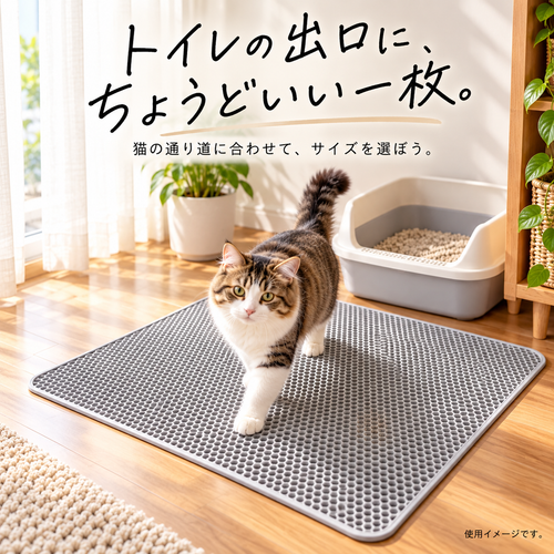 2層式 猫砂キャッチマット