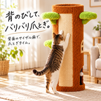Kirika 切り株型キャットタワー