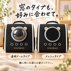 宇宙船型 ペットキャリーリュック