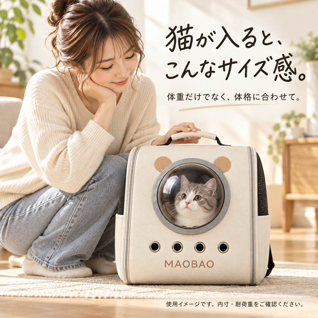 宇宙船型 ペットキャリーリュック