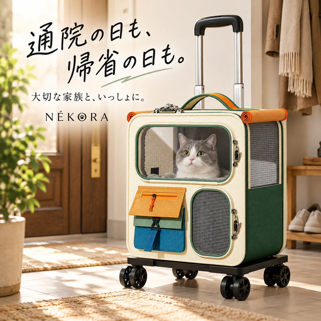 3WAY 猫用キャリーカート
