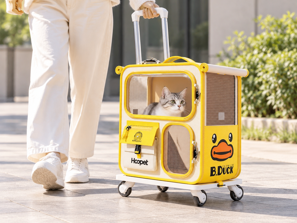 アヒル型 猫用キャリーリュック